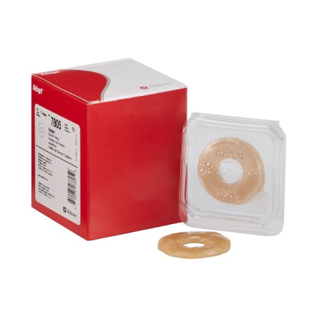 Skin Barrier Ring SoftFlex Mold to Fit, Standard Wear Adhesive Without Tape Without Flange Universal System Hydrocolloid 13/16 Inch Opening 2 Inch Diameter