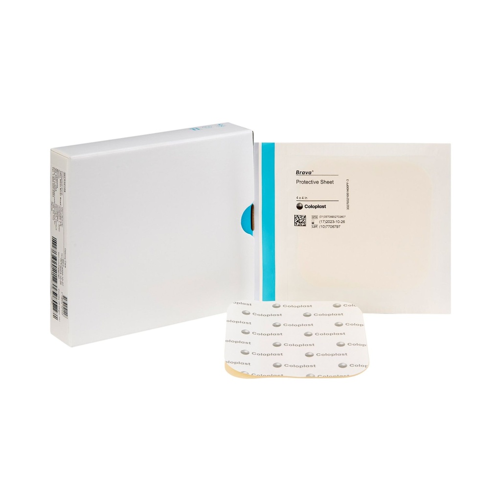 Stoma Skin Protective Sheet Brava™ 4 X 4 Inch