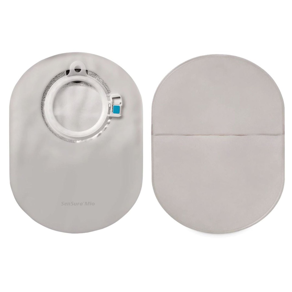 Filtered Ostomy Pouch SenSura® Mio Two-Piece System 50 mm Stoma Closed End Flat