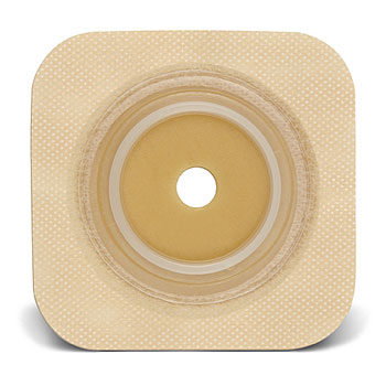 [CON-413155] Ostomy Barrier Sur-Fit Natura® Trim to Fit, Extended Wear Durahesive® Without Tape 45 mm Flange Hydrocolloid 1 to 1-1/4 Inch Opening 4 X 4 Inch