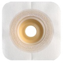 Ostomy Barrier Sur-Fit Natura® Durahesive® Mold to Fit, Extended Wear Acrylic Tape 57 mm Flange Universal System Hydrocolloid 1-1/4 to 1-3/4 Inch Opening 4-1/2 X 4-1/2 Inch